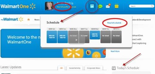 my walmartone schedule