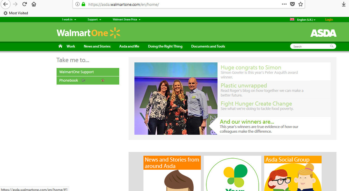 asda walmartone com uk login