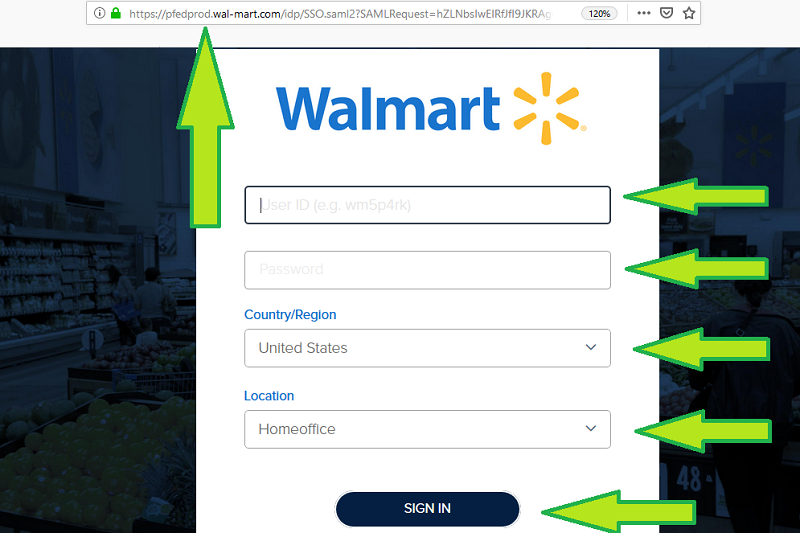 walmart onewire login